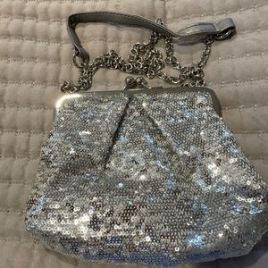 Silver clutch